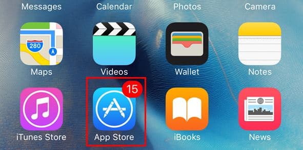 اجرای برنامه itunes store
