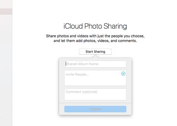 نحوه اشتراک گذاری عکس ها در iCloud