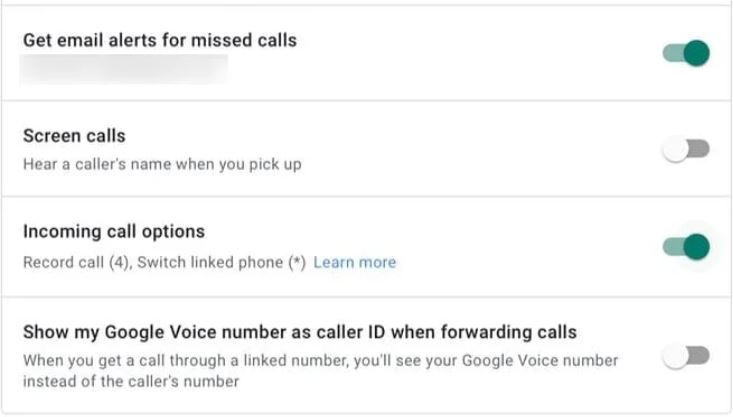 ضبط در google voice